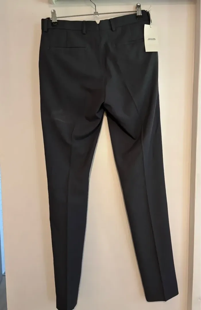 Pantalon de costume bleu gris Jules – T36 – Neuf - photo numéro 5