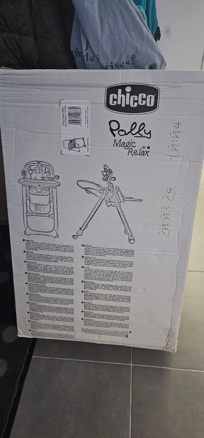 Chaise haute polly magic relax chicco