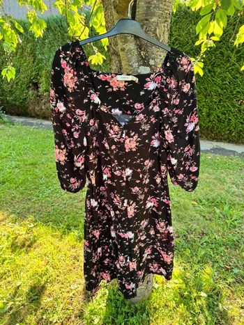 Robe fleurie noire || B-young || taille XL