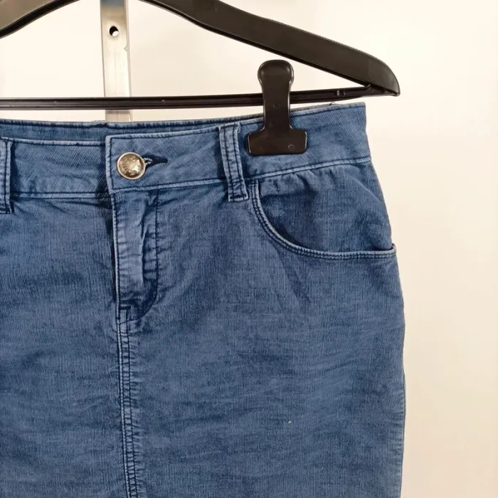 Jupe en jean bleu medium C’est Beau la Vie - Taille 40 A1028 - photo numéro 3