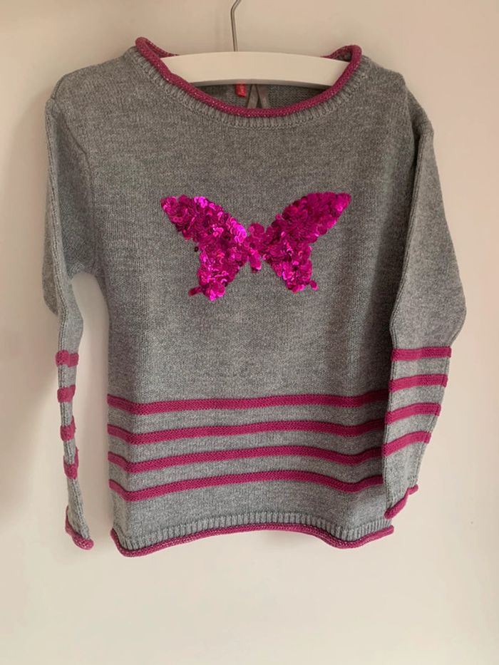 Pull papillon Orchestra 3 ans