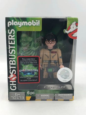 Playmobil 15 cm Ghostbusters E.Splenger N•70173 édition limitée 35 ans neuf