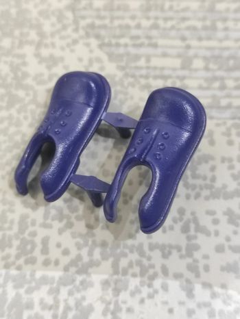 Playmobil cirque chaussures de clown bleues foncées