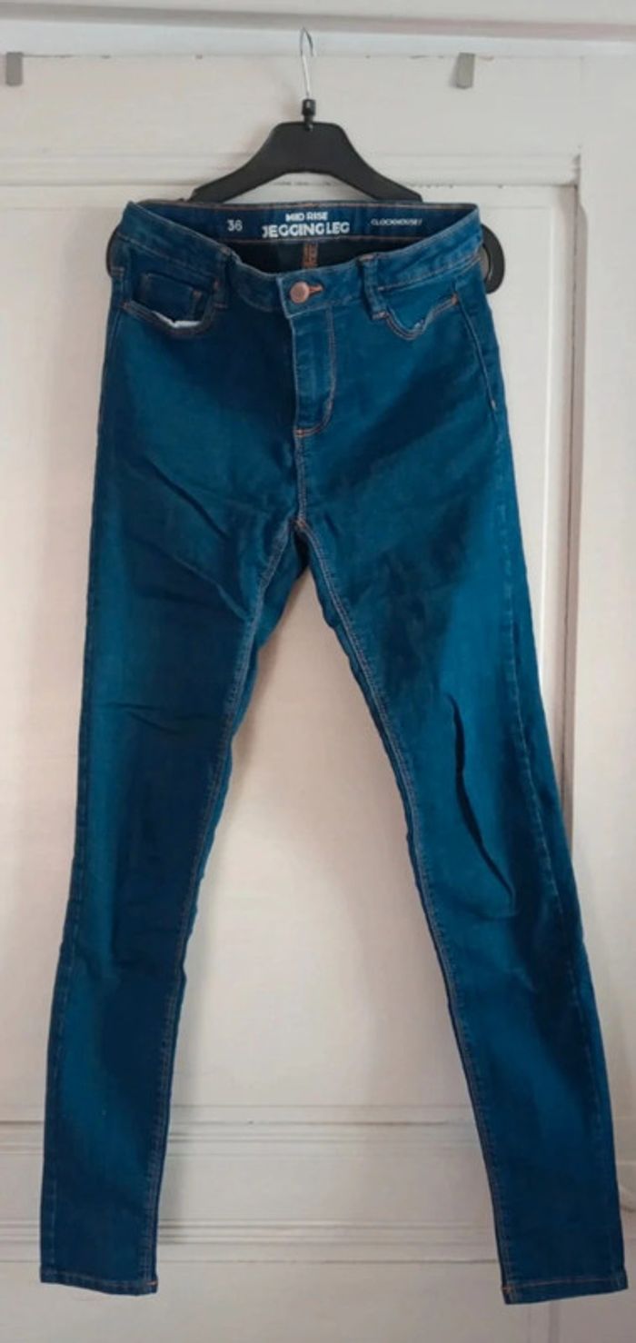 Jegging Leg mid rise Clockhouse Taille 36