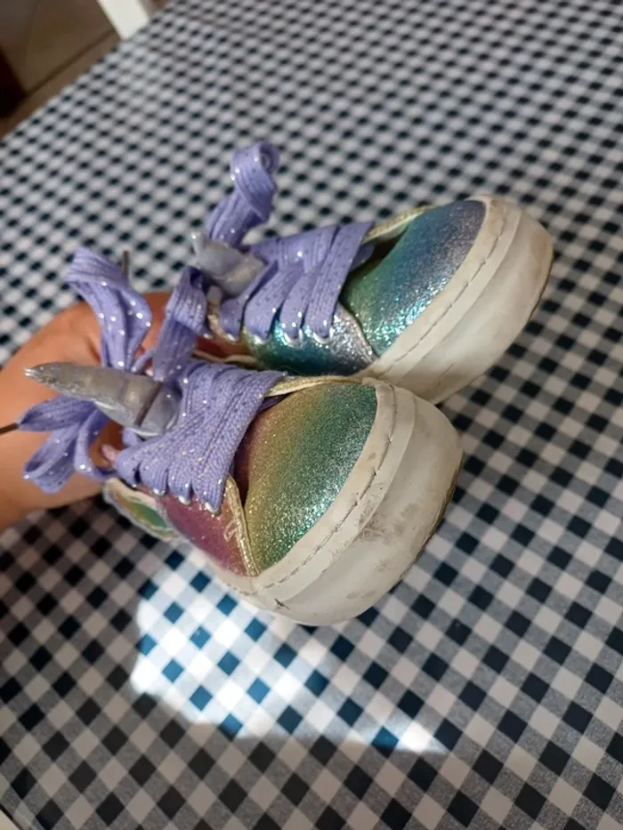 Sneakers licorne à paillettes Conguitos taille 25 - photo numéro 5