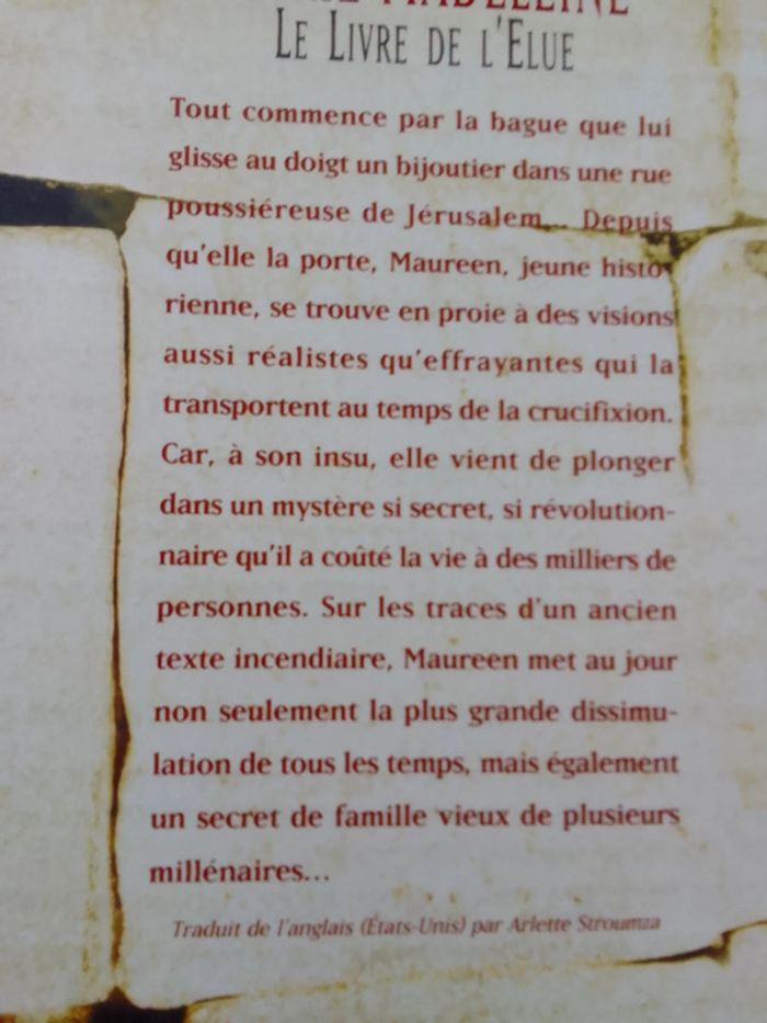 Kathleen McGowan - Marie Madeleine Le livre de l'élue - photo numéro 3