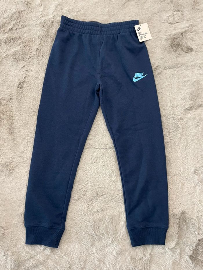 Ensemble Nike Pull + jogging bleu - Taille 6-7ans - photo numéro 4