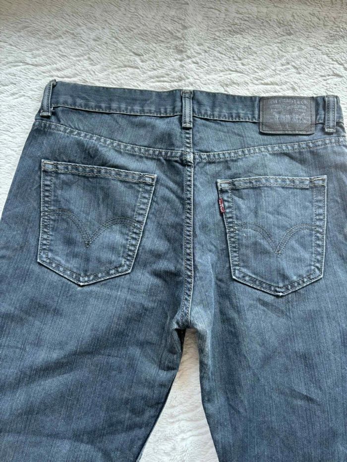Jean homme levi’s 514 straight - droit bleu marine gris style délavé taille W30 M/40 L30 Y2K 2000s - photo numéro 13