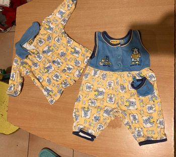Ensemble 2 pièce petit pirate taille 1 mois