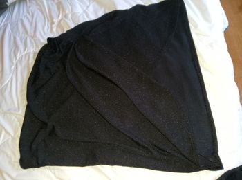 Jupe noire et brillant