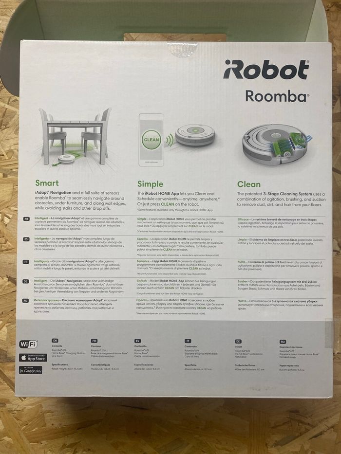 Aspirateur robot connecté roomba irobot 676 - photo numéro 4