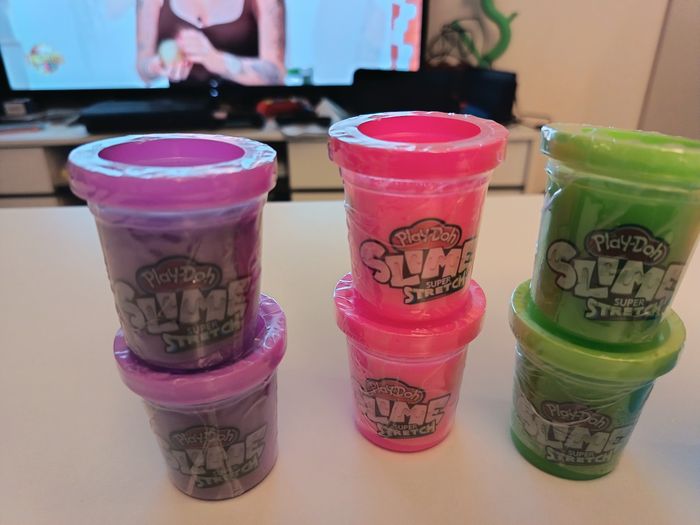Lot de 10 pots de Slime Play-Doh - photo numéro 2