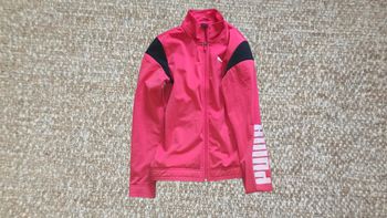 Veste de survêtement Puma rose et noir 13/14 ans jamais portée