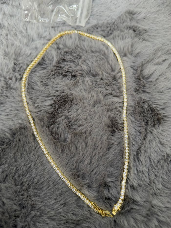 Collier dimante tennis chain - photo numéro 4