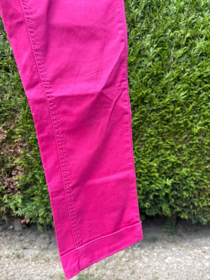 Pantalon ajusté rose fuchsia – Marque JBC - photo numéro 3