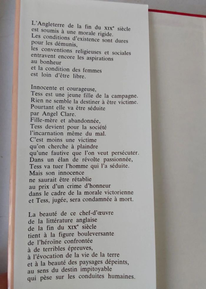 Thomas Hardy - Tess d'Uberville - photo numéro 3