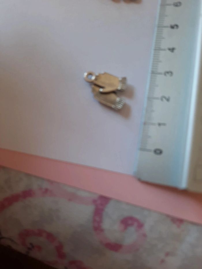 Pendentif couleur argent main ensemble - photo numéro 3