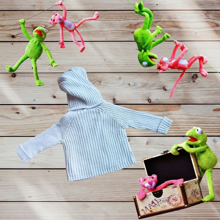Cardigan à capuche pour bébé garçon taille 6 mois - photo numéro 2