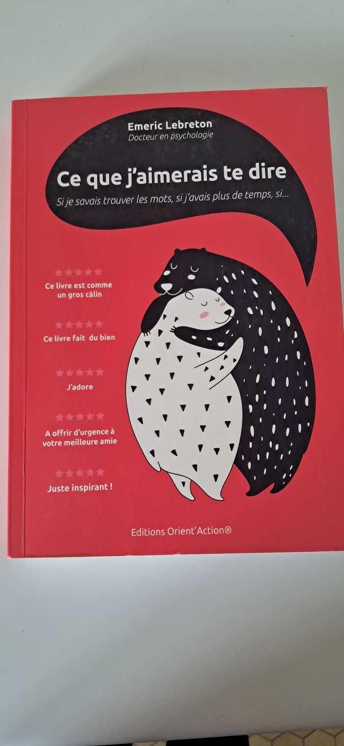 CE QUE J'AIMERAIS TE DIRE