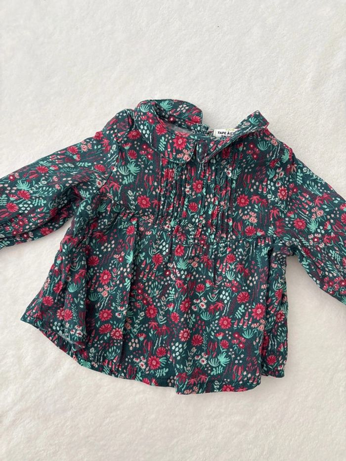 Blouse fleuri 3 mois