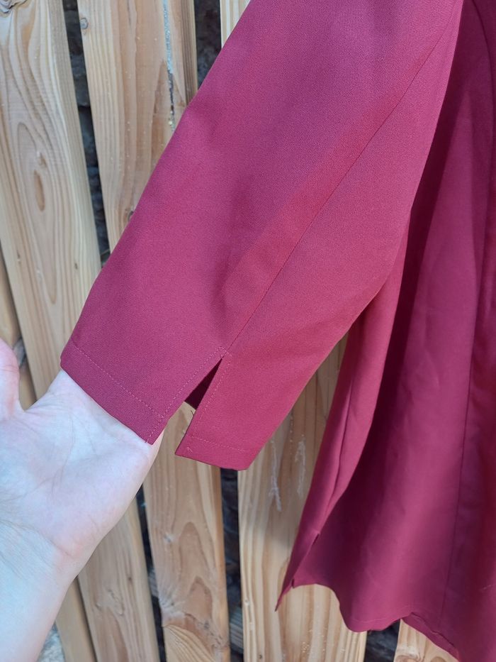 Jolie veste légère rouge bordeaux - photo numéro 9