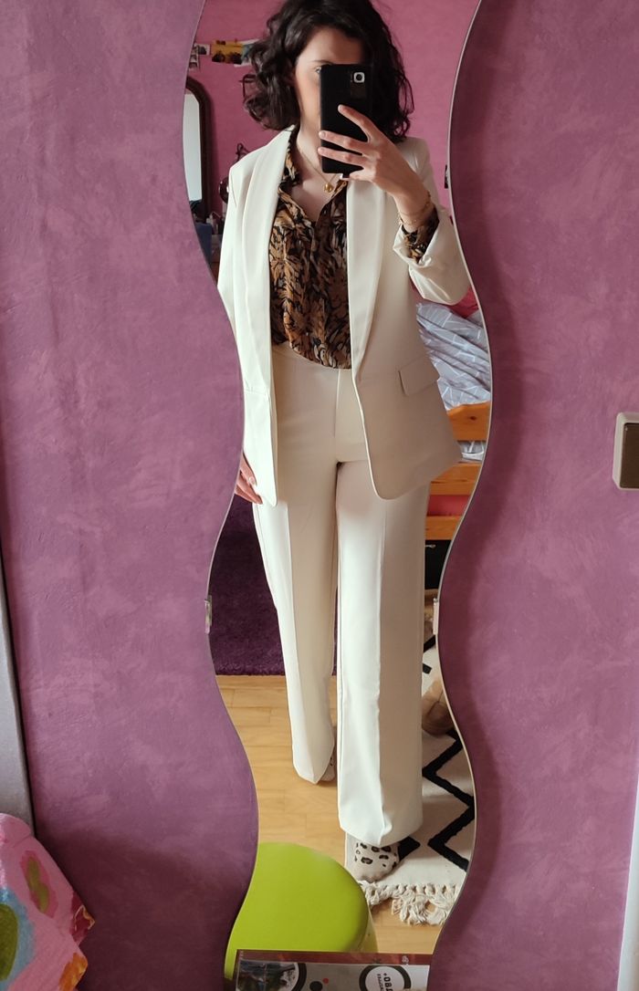 Veste blazer écru taille 34