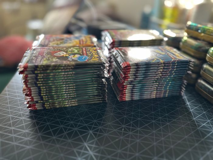 Lot de 74 boosters Pokémon Écarlate et violet FR - photo numéro 3