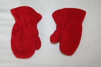 Moufles polaire rouge H&M 6/12m