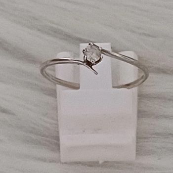 Bagou solitaire en argent taille 55