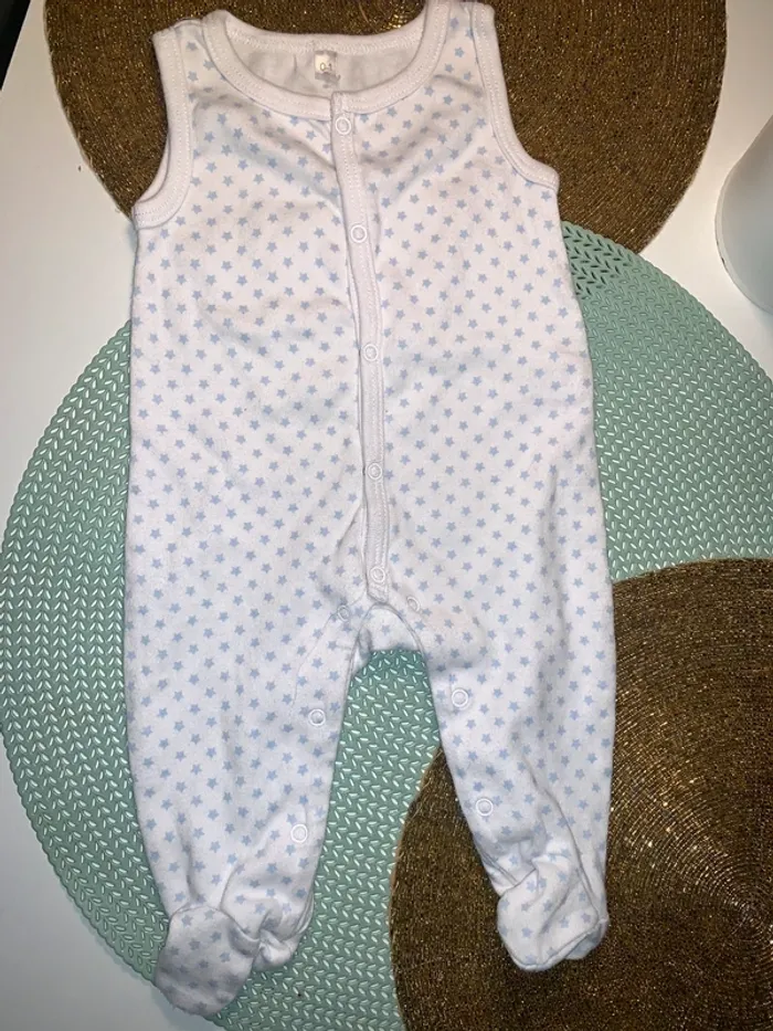 Grenouillère naissance neuf sans étiquette garçon - photo numéro 2
