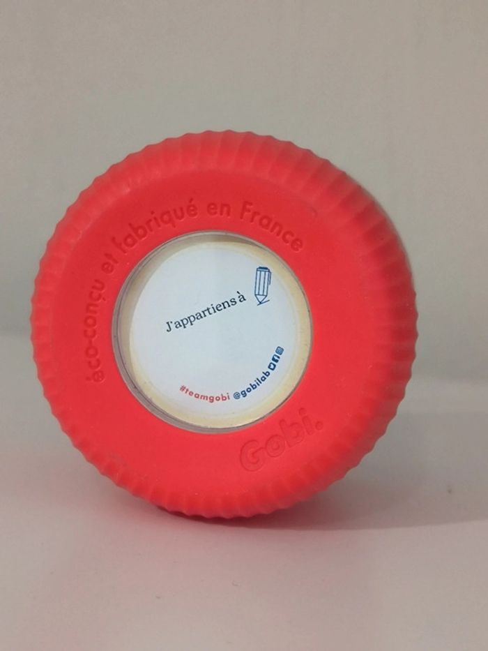 Vintage gobi rétro orange pot à crayons caisse d'épargne grand est - photo numéro 2