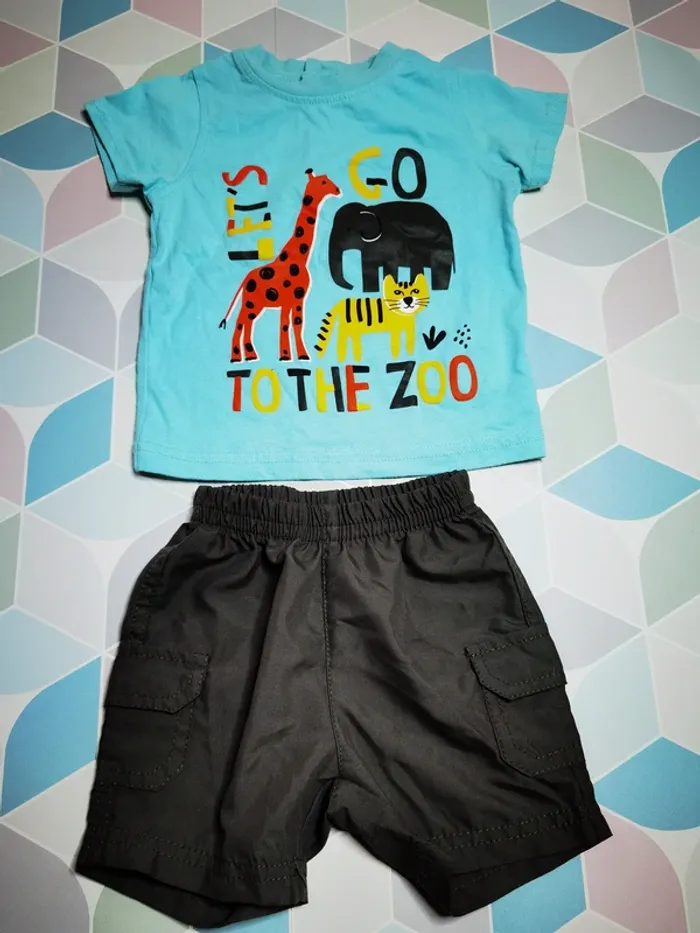 D4602 - ensemble garçon 12 mois - photo numéro 2