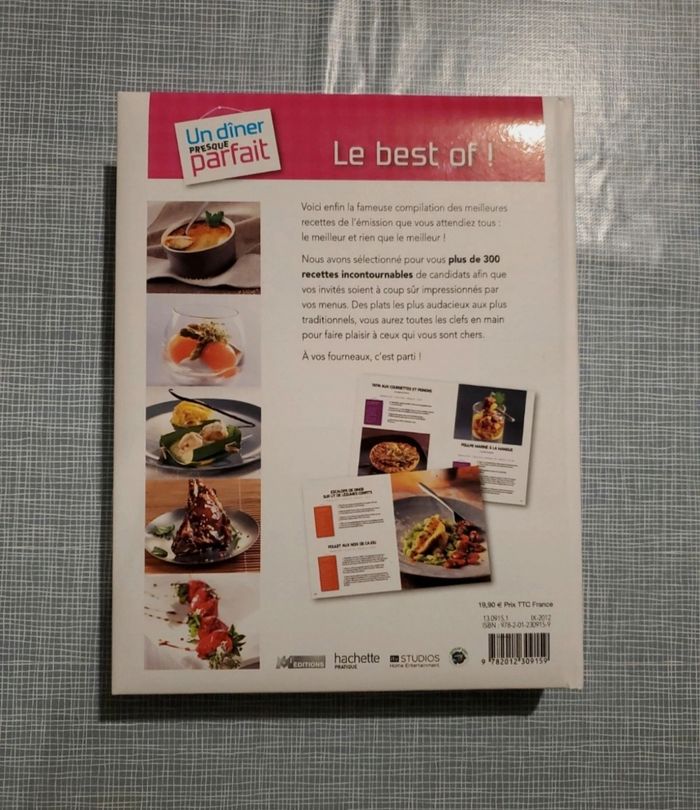 Livre de recettes "un dîner presque parfait" - photo numéro 2