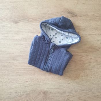 🤍 Veste zippé à capuche Kimadi #emyfleury_1moismixte