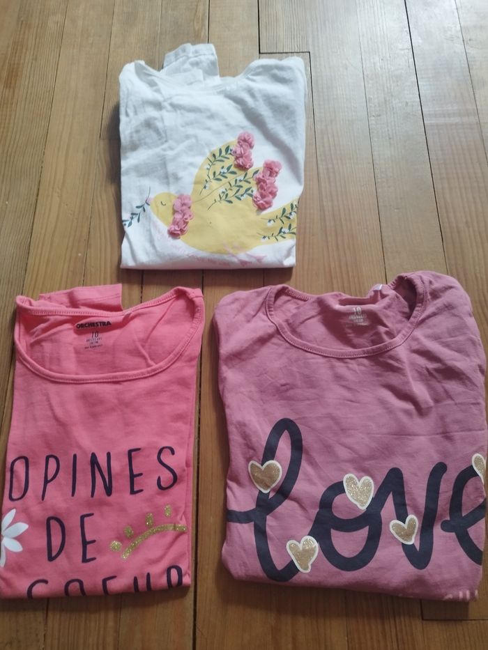 3 pulls fin manches longues.