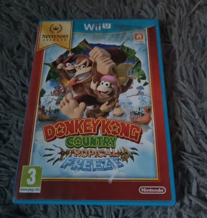 Boîte vide de jeu Donkey Kong Country Tropical Freeze