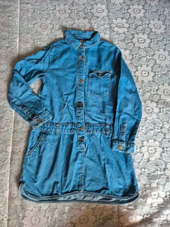 Robe en jean Zara T 7 ans