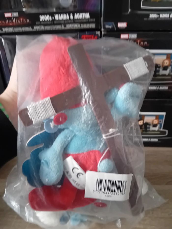 Lot de 2 marionnettes schtroumphs neuves - photo numéro 3