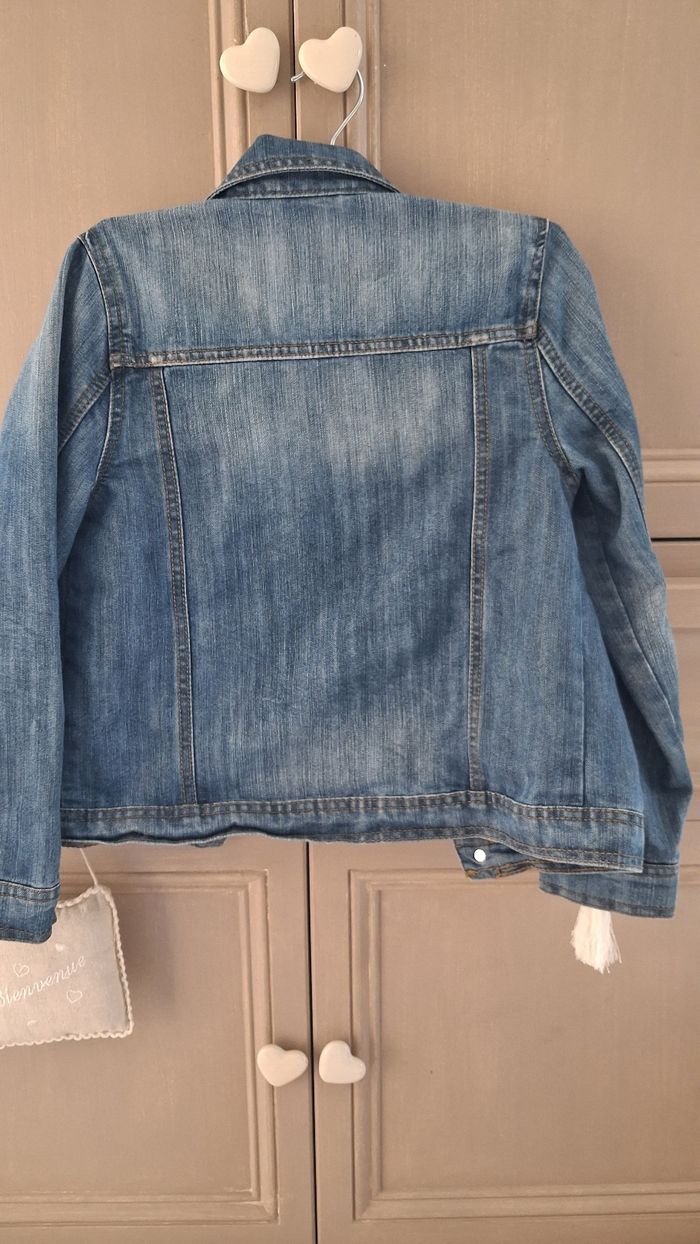 Jolie veste en jean bleu 10 ans nky - photo numéro 3