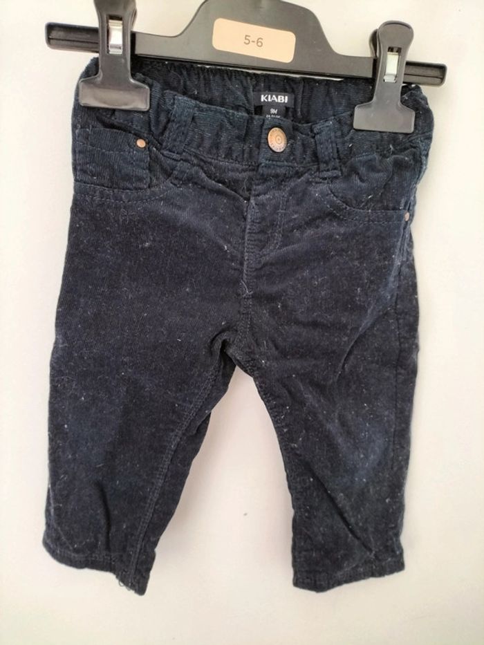 Pantalon velours 9 mois