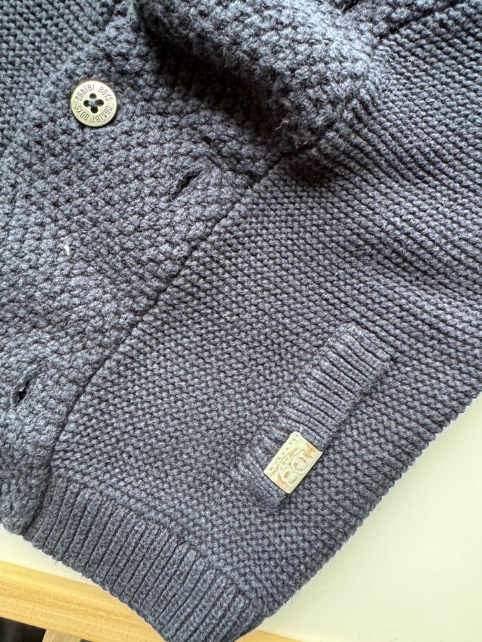 Gilet Obaïbi 18 mois bleu marine - photo numéro 3