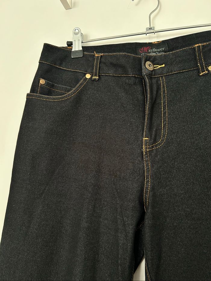 Jean droit noire élastique Mayflower 40 - photo numéro 2