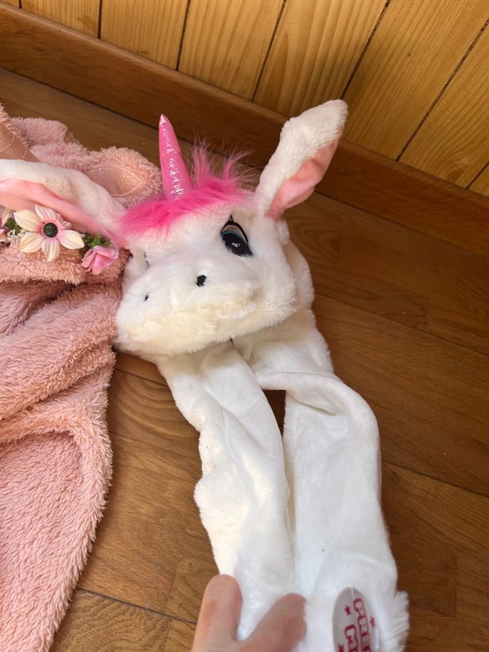 🌈 Lot licorne – peluche + bonnet interactif + pyjama combinaison – taille S - photo numéro 6