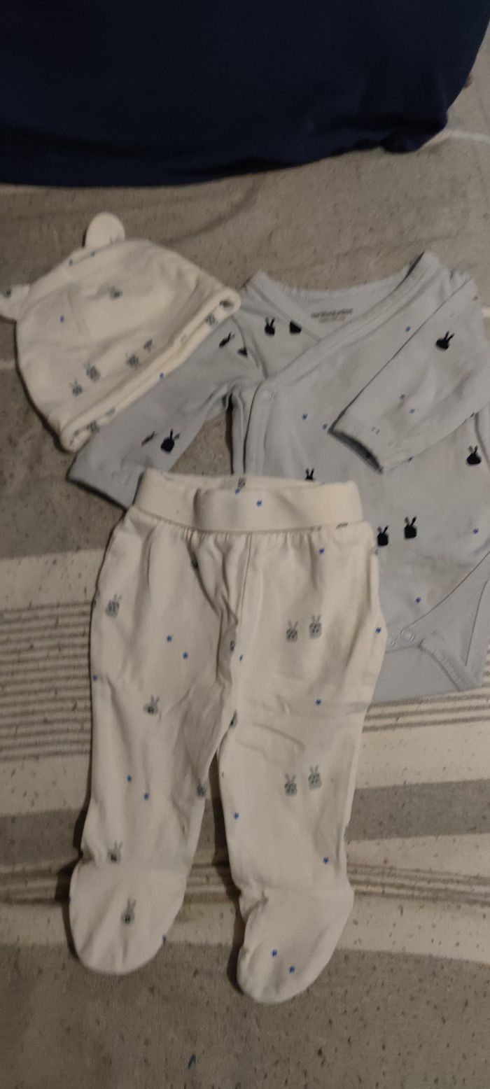 Ensemble 1 mois 54 cm