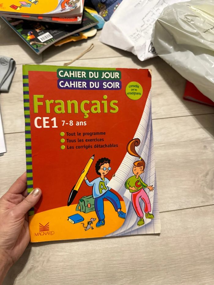 Cahier du jour du soir CE1 français neuf