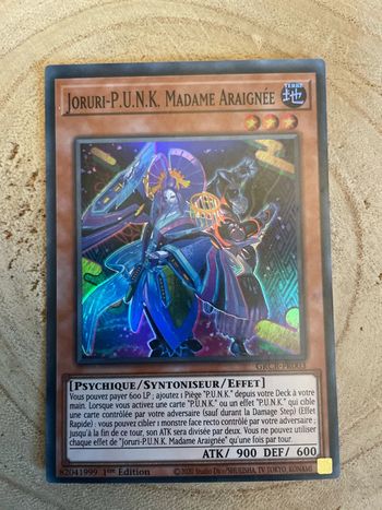 Carte Yu-Gi-Oh! : Joruri-P.U.N.K. Madame araignée - GRCR-FR003