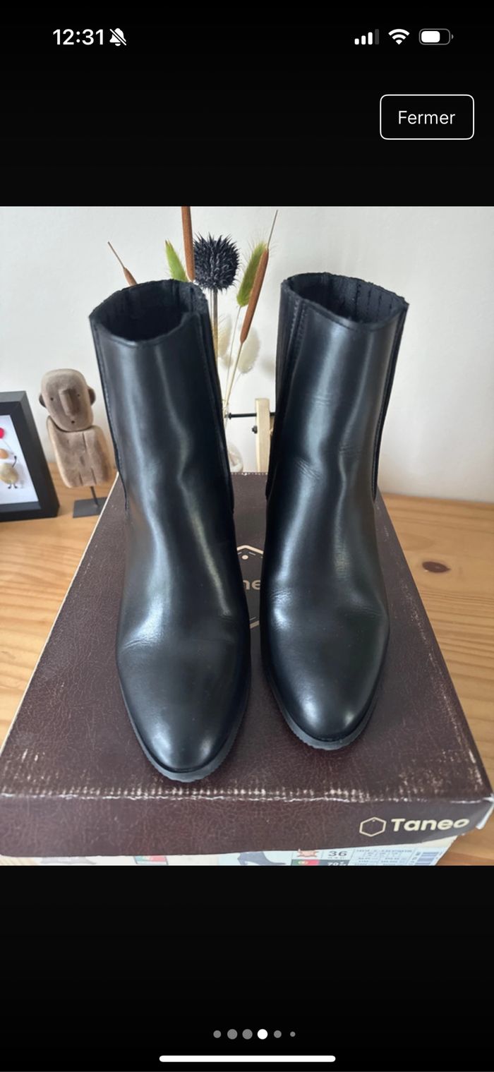 Bottines noires taille 36 - photo numéro 4