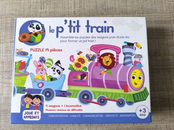 Puzzle 19 pièces le p'tit train