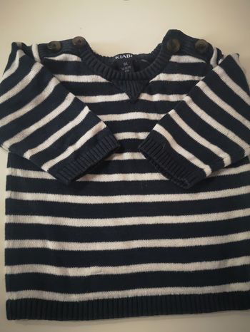 Pull maille coton Kiabi 1 mois