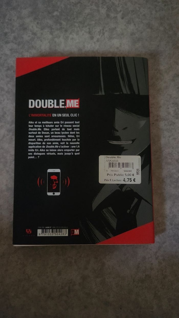 Manga Double Me Tome 1 - photo numéro 2
